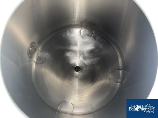 79 gallon Northland, Receiver Tank, 316L Stainless Steel, 28" diameter x 23" straight side, dish top & - Image 7
