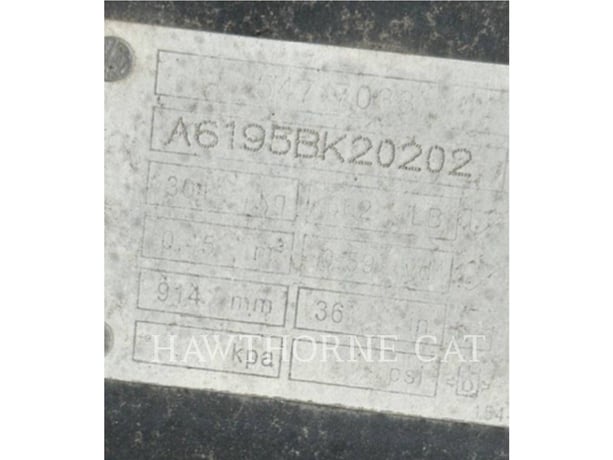 Caterpillar CAT 310 36" BUCKET, Bucket, S/N: A6195BK20202, - Image 5