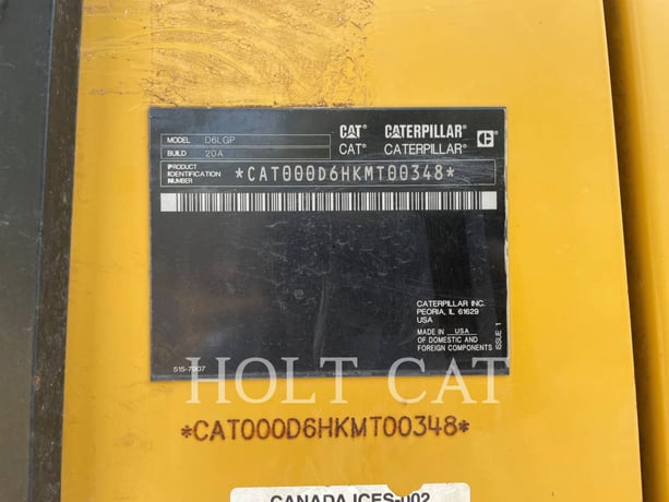 Caterpillar D6-20 LGP, Crawler Dozer, 4021 hours, S/N: KMT00348, 2019 - Image 6