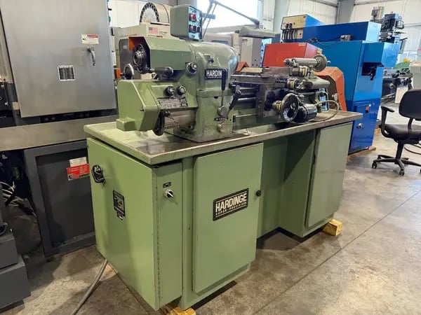 11" x 18" Hardinge #HLV-EM, super precision tool tool lathe, inch/metric, 1981 - Image 3