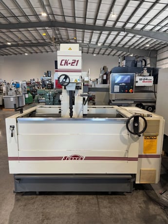 Sunnen #CK-21CE, vertical hones, 8" diameter range, 12" stroke, 40-100 SPM, 2003 - Image 1