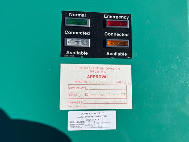 800 Amp. Onan, Cummins #OTD-3383515, automatic transfer switch, Nema 1, 480 Volts, 1999 - Image 8