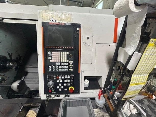 Mazak #QTN-200MS, CNC lathe, Mazatrol 640T Nexus Control, 26.4" swing, 21.2" centers, 8" chuck, 2.5" bar, 2005 - Image 2