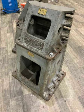 16" DeVlieg, T-slotted angle plates, cast iron construction, stackable, set of 2 - Image 3