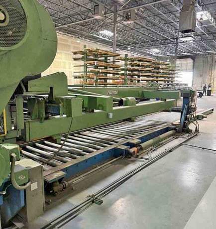 60" x .135" Paxson, Cut-To-Length line, 40000 lb., 20-24" ID, RL, 220 KVA, 480 V., 1976 - Image 7