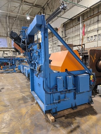 30000 lb. Rowe, Uncoiler, 56" width, 18.5"-24.5" expanding drum - Image 3