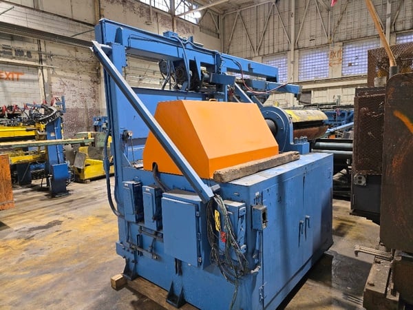 30000 lb. Rowe, Uncoiler, 56" width, 18.5"-24.5" expanding drum - Image 4