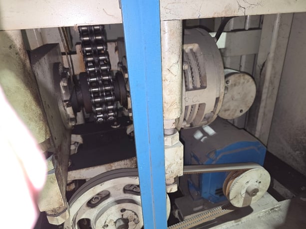 30000 lb. Rowe, Uncoiler, 56" width, 18.5"-24.5" expanding drum - Image 6