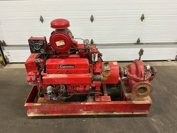 1500 GPM, Cummins, Aurora #5-481-1D, centrifugal fire pump, 6" x 5", 100 psi, 3300 RPM - Image 3