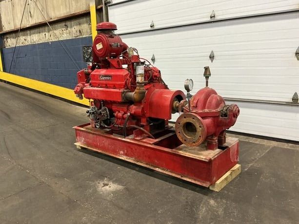 1500 GPM, Cummins, Aurora #5-481-1D, centrifugal fire pump, 6" x 5", 100 psi, 3300 RPM - Image 9