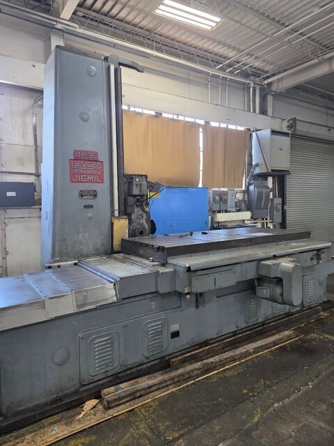 DeVlieg #4H-96, jig mill, X Travel 96", Y Travel 72", 30 HP, 1000 RPM, 350 taper - Image 2