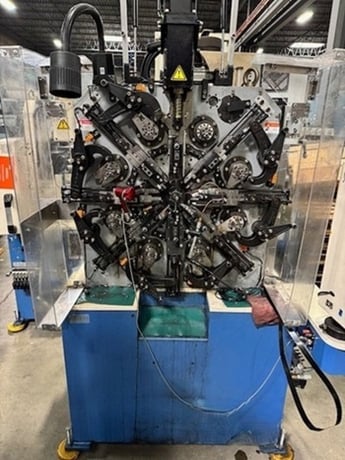 Nucoil, cnc computerized spring machin, with horizontal unwinder - Image 6