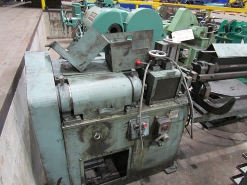 .125" -.312" Schuster #2A4V, wire straightener & cut-off wire machine, 3' length of cut, 20-300 FPM, 1986 - Image 2