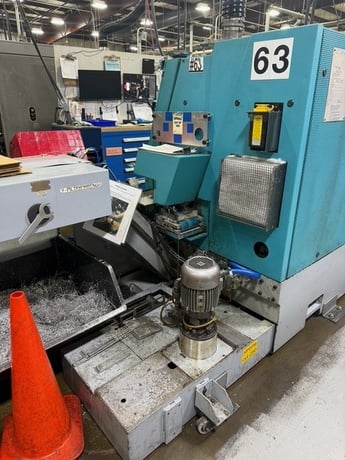 Index #ABC, production turning machine, 400 V., 48A, 5000 RPM, live tooling, 2 turret, 13 tool, Siemens 840" - Image 5