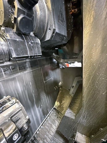 Index #ABC, production turning machine, 400 V., 48A, 5000 RPM, live tooling, 2 turret, 13 tool, Siemens 840" - Image 10