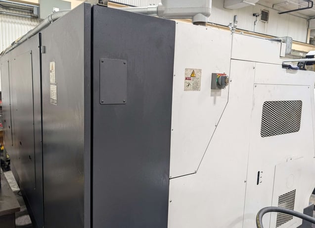Mazak #QTN-300, cnc lathe, 27" swing, 16" diameter x 48" L max, 10" chuck, 3" bar, 3.5" bore, 35 HP, 4k RPM - Image 7
