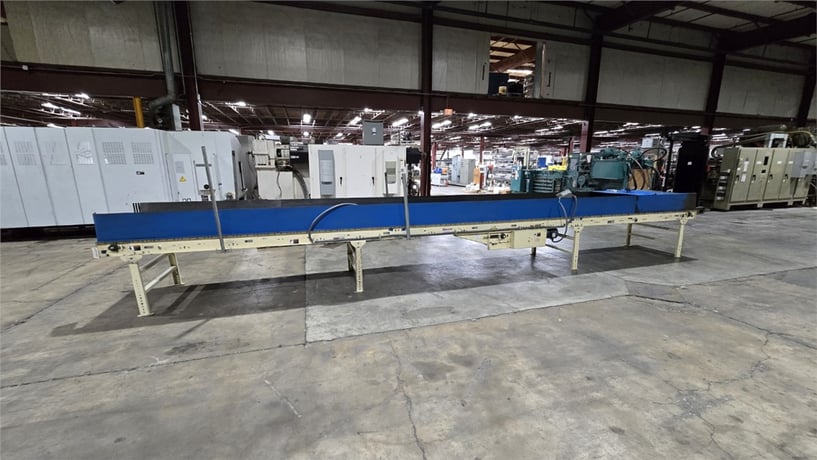 38" wide x 30' long, Hytrol, 10" High Side Walls, 2 HP Baldor Motor - Image 2