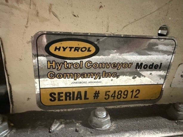 38" wide x 30' long, Hytrol, 10" High Side Walls, 2 HP Baldor Motor - Image 3