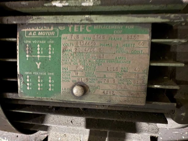 7.5 HP Hydraulic Power Unit, 1745 RPM, 230/460 V. - Image 4