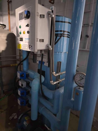 AmeriWater, High Efficiency Sand Filter, 460 V., w/ Controller & Manifolds - Image 4