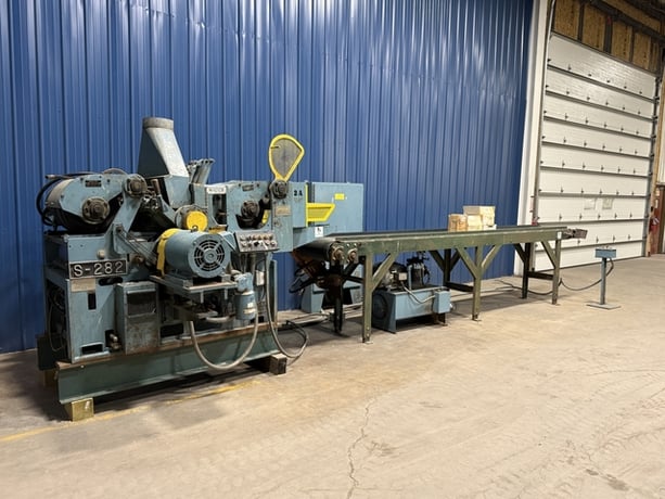 18" x 6" Newman #S-282-18, Double-Sided Planer, 40/25 HP, 3600 RPM, 40-150 FPM, variable speed - Image 1