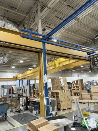 Gorbel Bridge Crane, Girbel 250lb CAP-20'-7" L x 16'-4 1/2" width x 11'-5 1/2" H (Already Taken Down) - Image 3
