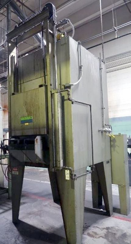 24" width x 36" D x 24" H Lindberg #93-243624-G14, gas fired temper furnace, 1400°F, 400000 BTU/HR, vertical - Image 2