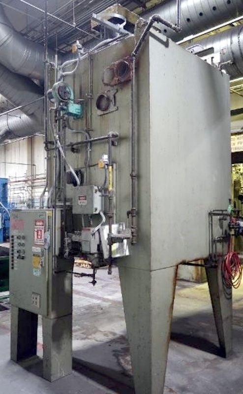 24" width x 36" D x 24" H Lindberg #93-243624-G14, gas fired temper furnace, 1400°F, 400000 BTU/HR, vertical - Image 6