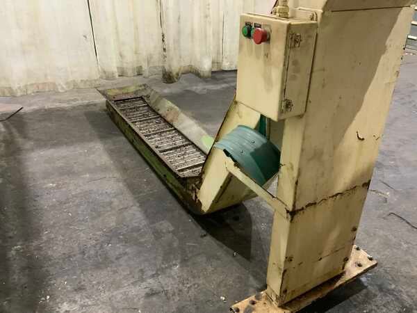12" wide x 6.24" long, Turbo #6287-8174, incline chip conveyor, forward & reverse, 1 HP - Image 5