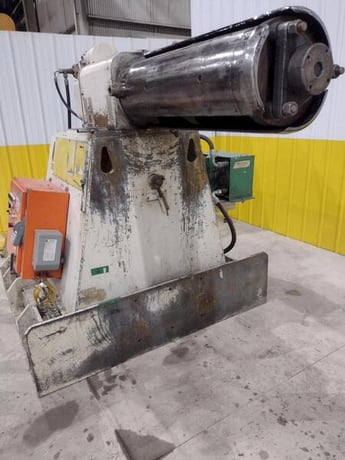 20000 lb. ASC #JN17417.00, driven uncoiler coil reel, 36" width, hydraulic adj., 2002 - Image 3
