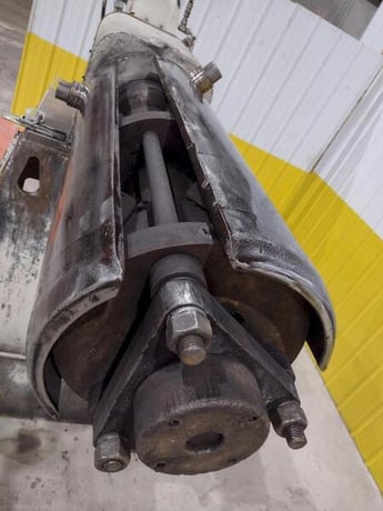20000 lb. ASC #JN17417.00, driven uncoiler coil reel, 36" width, hydraulic adj., 2002 - Image 5