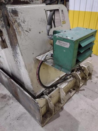 20000 lb. ASC #JN17417.00, driven uncoiler coil reel, 36" width, hydraulic adj., 2002 - Image 10
