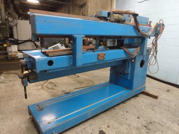 3' Pandjiris, seam welder, Miller 1D-DW programable control, rack & pinion drive, 1986, Tag #15706 - Image 2