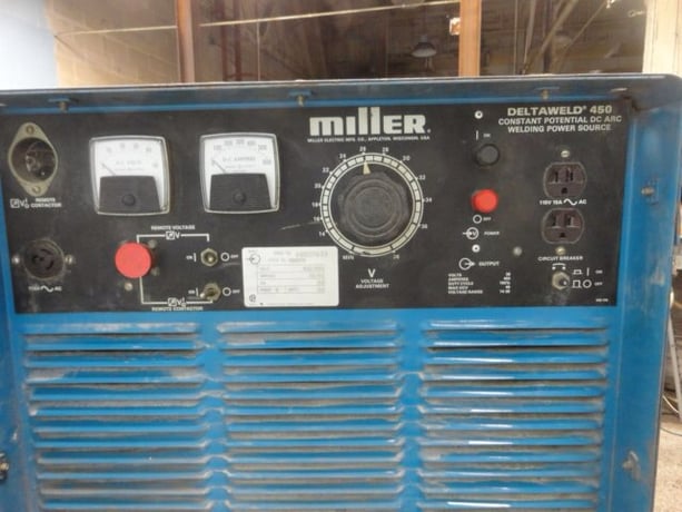 3' Pandjiris, seam welder, Miller 1D-DW programable control, rack & pinion drive, 1986, Tag #15706 - Image 5