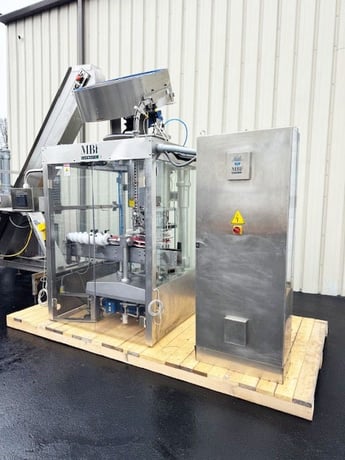 MBF #Capmatic-360/9P, 9-Head Rotary T-Corker with Hopper Elevator - Image 9