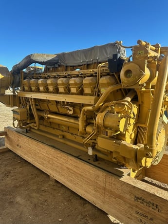 2100 BHP Caterpillar #3516C, 1600 RPM, Marine Propulsion Surplus Diesel Engine - Image 1