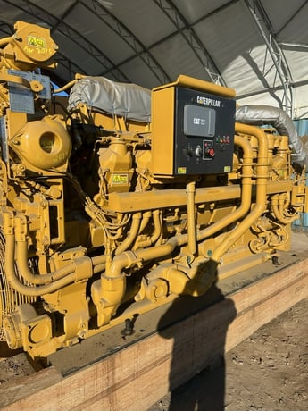 2100 BHP Caterpillar #3516C, 1600 RPM, Marine Propulsion Surplus Diesel Engine - Image 2