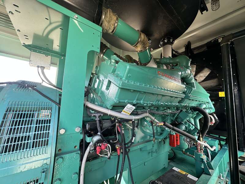 1500 KW Cummins #DQGAB, diesel generator set, 277/480 Volts, 230 hours, 2220 HP @ 1800 RPM, QSK50-G4 engine - Image 5