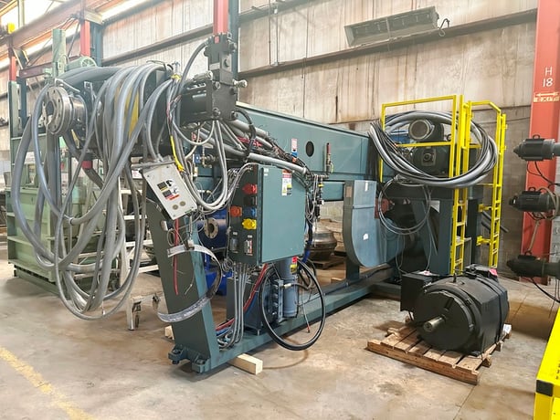 Gloucester, 54" wide co-extrusion sheet line, polypropylene sheet, approx 1200 lb/hr., 2006 - Image 2