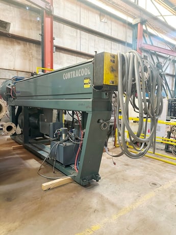Gloucester, 54" wide co-extrusion sheet line, polypropylene sheet, approx 1200 lb/hr., 2006 - Image 3