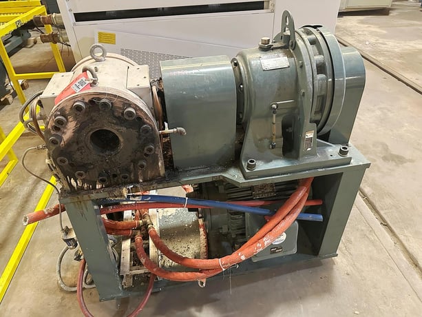 Gloucester, 54" wide co-extrusion sheet line, polypropylene sheet, approx 1200 lb/hr., 2006 - Image 4