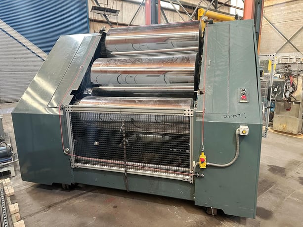 Gloucester, 54" wide co-extrusion sheet line, polypropylene sheet, approx 1200 lb/hr., 2006 - Image 6