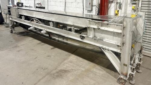 20" wide x 16' long, Sandvik, chilling belt conveyor - Image 1