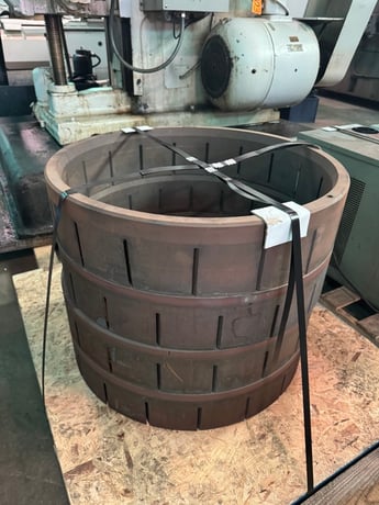 56" Lapmaster, open face, 4 rings (20-3/4" ID), variable speed, water cooled, cycle timer, slurry pump units - Image 5