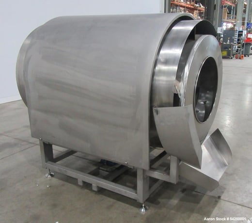 Coating Drum, 19" diameter x 66" L, Stainless Steel (3 available) - Image 2