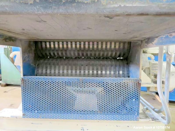Retech #VH34/75, Horizontal Shredder, 75 HP, 5" x 34" infeed, 16" diameter rotor, 390 RPM, Vibratory - Image 4