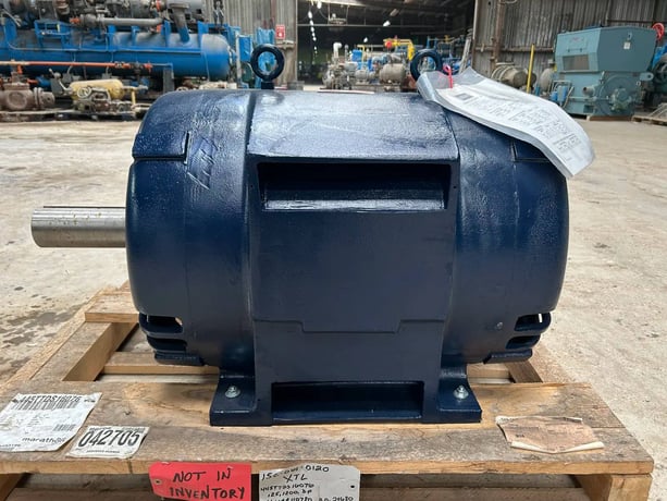 125 HP 1190 RPM Marathon #445TTDS16076AN, Electric Motor, Frame 445T, 145 amps, 460 Volts, 2017 - Image 4