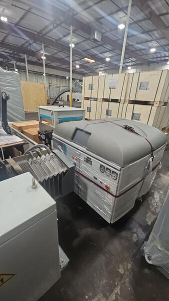 Flow #Mach-3-3020B, CNC waterjet, 100 HP, 94000 psi, CF900 hopper, 2018 - Image 3
