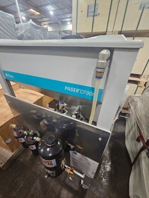 Flow #Mach-3-3020B, CNC waterjet, 100 HP, 94000 psi, CF900 hopper, 2018 - Image 7