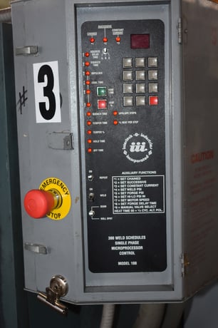 50 KVA H & H, resistance welders press type seam welder with Interlock 108 Microprocessor Control - Image 4